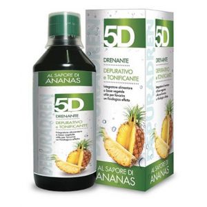 5d depuradren pineapple draining purifying supplement 500 ml