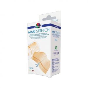 Master Aid Maxi Stretch Plaster With Elastic Cut Hypoallergenic Skin Color 50x6 cm