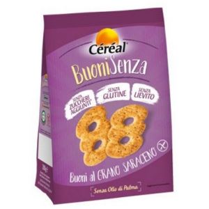 Cereal Buonisenza Buckwheat Cookies Gluten Free 200g