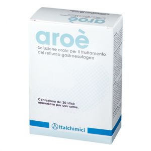 Aroè Oral Solution Gastroesophageal Reflux Supplement 20 Sticks