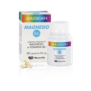 Marco Viti Massigen Magnesium B6 Food Supplement 60 Capsules