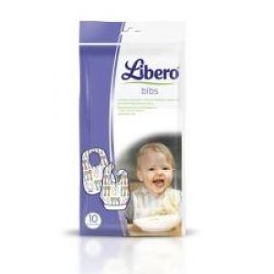 Libero Easy Meal Disposable Baby Bibs 10 Pieces
