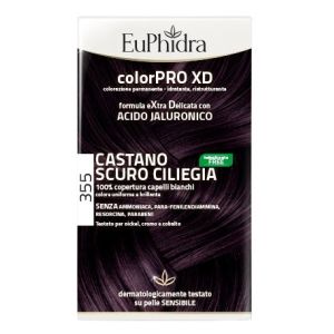 Euphidra colorpro xd extra delicate dye color 355 dark cherry brown