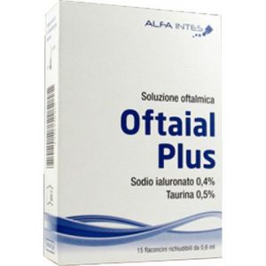 Soluzione Oftalmica Oftaial Plus Acido Ialuronico 0,4% E Tau