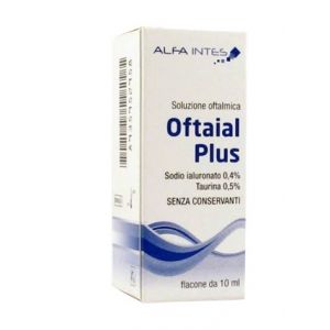 Oftaial Plus Ophthalmic Solution Hyaluronic Acid 0.4% And Taurine 10ml