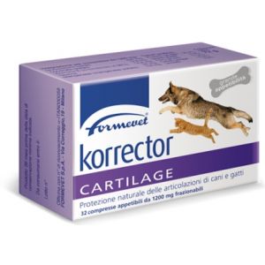 Korrector Cartilage Complementary Food for Dogs and Cats 32 Tablets
