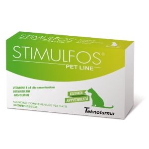 Teknofarma Stimulfos Pet Food Supplement For Cats 30 Tablets