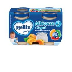 Mellin Snack Yogurt And Apricot 2x120g