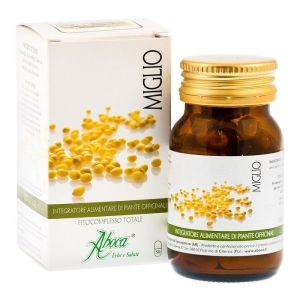 Aboca millet total phytocomplex hair nails supplement 50 capsules