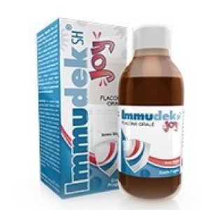 Immudek Joy Strawberry Syrup Supplement Immune Defenses 200ml