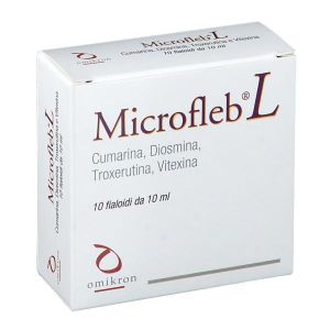 Microfleb L Integratore Sistema Linfatico 10 Fiale 10ml