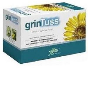 Aboca Grintuss Herbal Tea Wellness Respiratory 20 Filters
