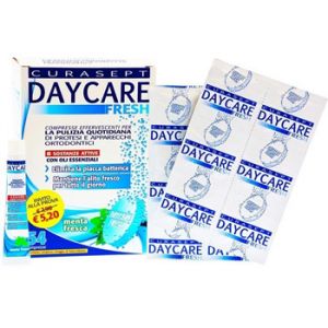 Curasept Daycare Fresh Dental Prosthesis Cleaning 54 Effervescent Tablets + Adhesive Paste