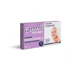 Eumill Naso Baby Hypertonic Solution With Hyaluronic Acid 20 Vials X5ml