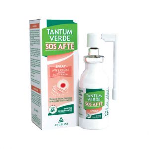 Tantum verde sos canker sores spray against canker sores and small mouth lesions 20 ml