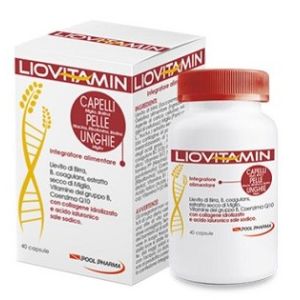 Pool pharma liovitamin food supplement 40 capsules
