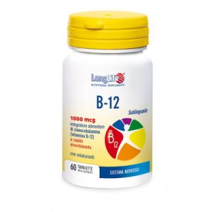 Longlife B12 1000 Mcg 60 Tablets