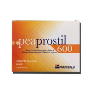 Farmitalia peaprostil 600 food supplement 16 buccal sachets