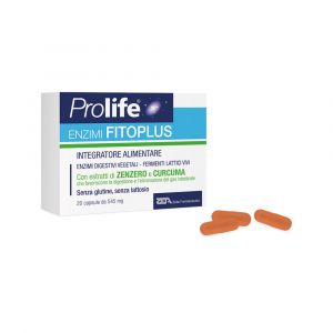 Prolife Enzymes Fitoplus Supplement of Digestive Enzymes 20 Capsules