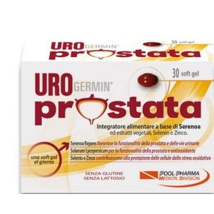 Urogermin prostate urinary well-being supplement 30 softgel capsules