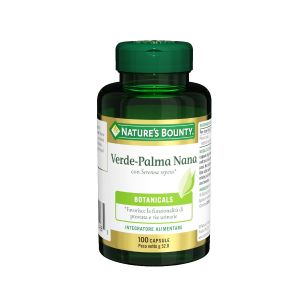 Nature's Bounty Dwarf Palm Green Prostate Health Supplement 100 Capsules