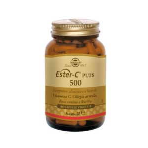 Solgar Ester C Plus 500 Vitamin C Supplement 100 Vegetable Capsules