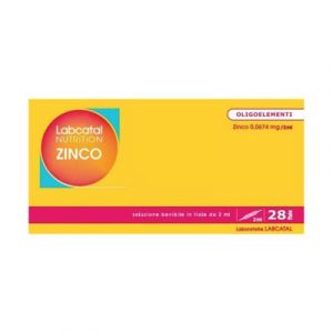 Oligosol Zinc Labcatal Nutrition 28 Drinkable Vials