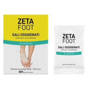 Zeta Foot Oxygenated Salts For Footbath 10 Sachets 20 g