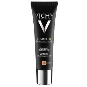 Vichy dermablend 3d fluid foundation covering oily skin tone 55 - 30 ml