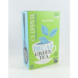 Clipper Bio Decaffeinated Green Tea 20 Filters Of 40g