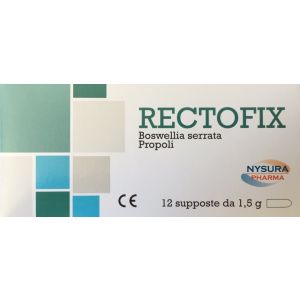 Nysura pharma rectofix boswellia serrata propolis 12 suppositories