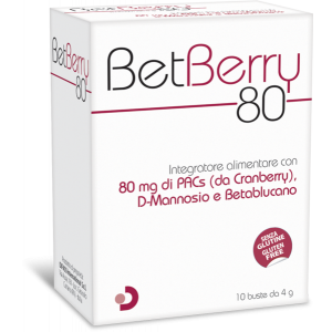 Betberry 80 difass 10 sachets of 4g