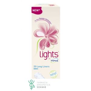Pantyliners for incontinence small leaks lights by tena long 20 pieces