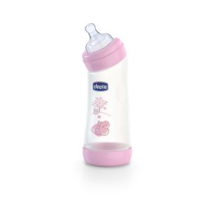 Chicco Biberon Benessere Angolat Polypropylene And Silicone Grl 250ml +0months