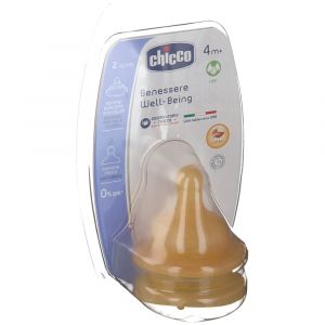 Chicco Teat Original Touch Flux Pappa Rubber 2 Pieces 6 Months+