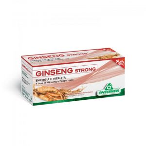 Specchiasol Ginseng Strong Food Supplement 12 vials of 10ml