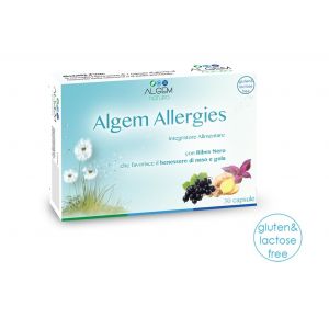 Algem Allergies Nose and Throat Wellness Supplement 30 Capsules