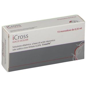 iCross Corneal Protection Ophthalmic Solution 15 Single Dose Vials