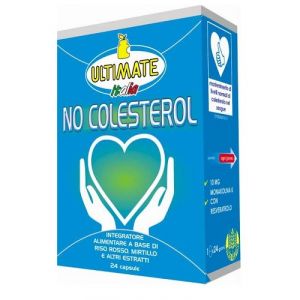 Ultimate Wellness No Cholesterol Cholesterol Supplement 24 Capsules