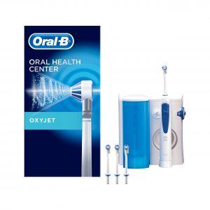 Oral-b cleaning system with Braun oxyjet water jet