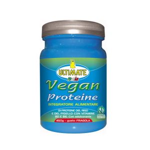 Ultimate Wellness Vegan Protein Strawberry Vegan Protein Supplement 450 g
