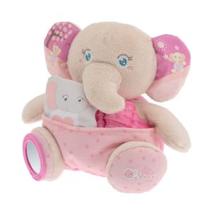 Elephant With Puppet Soft Cuddles Chicco 0m+
