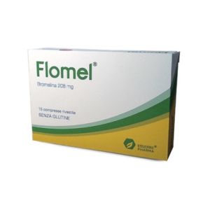 Flomel supplement with bromelain 15 tablets