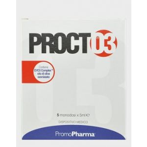 Procto3 Anal Cream 5 single-dose bottles of 5 ml