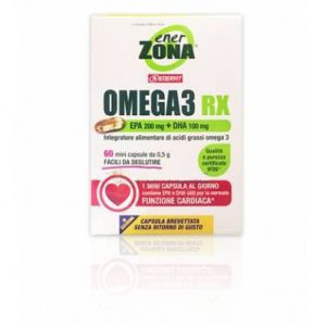 Ener Zona Omega 3RX Fish Oil Supplement 60 Mini Capsules