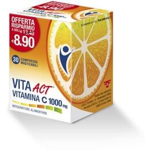 Vitamin C Act 1000mg 30 Chewable Tablets