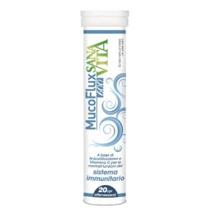 Sanavita Mucoflux 600 Food Supplement 20 Effervescent Tablets