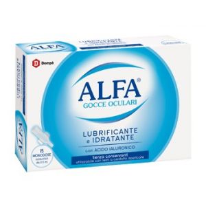 Alfa Lubricating And Moisturizing Eye Drops 15 Single-Dose Vials