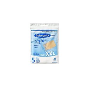 Salvelox Med Aqua Cover Waterproof Patch Xxl 97x79mm 5 Pieces