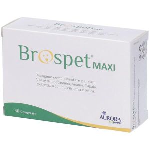 Brospet Maxi Integratore Drenante Cane 40 Compresse